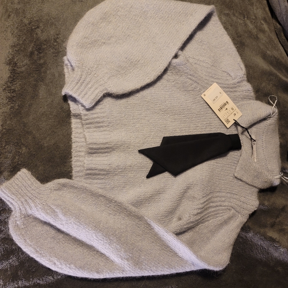 Zara ballon sleeves sweater